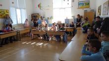 Творческа среща в СУ „Христо Ботев“ гр. Нова Загора с детската писателка д-р Стефка Данева